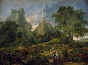 Nicolas Poussin Landscape with Polyphemus Sweden oil painting artist